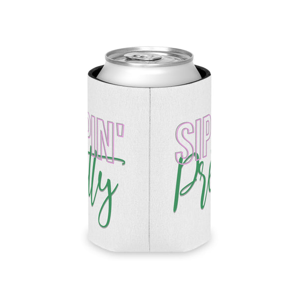 Sippin Pretty Can Cooler - White