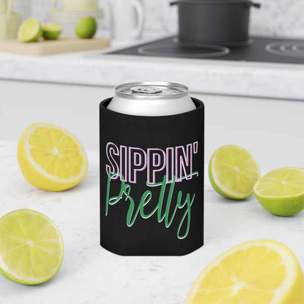 Sippin Pretty Can Cooler - Black