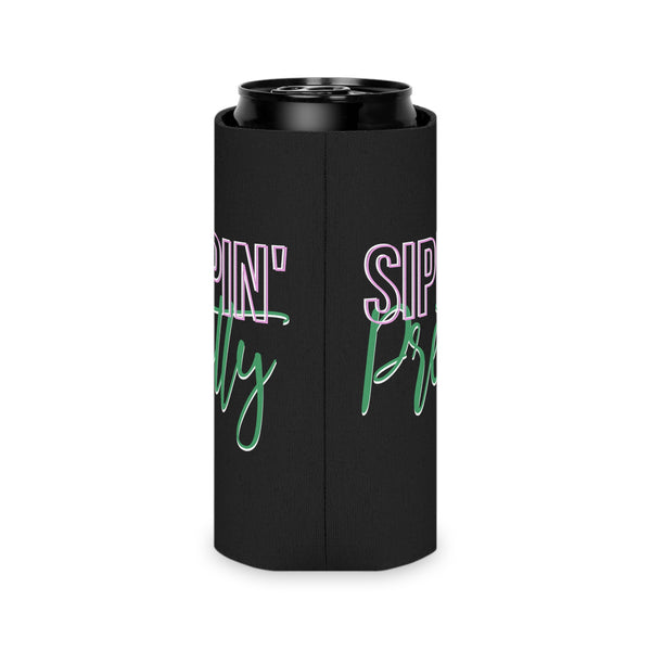Sippin Pretty Can Cooler - Black
