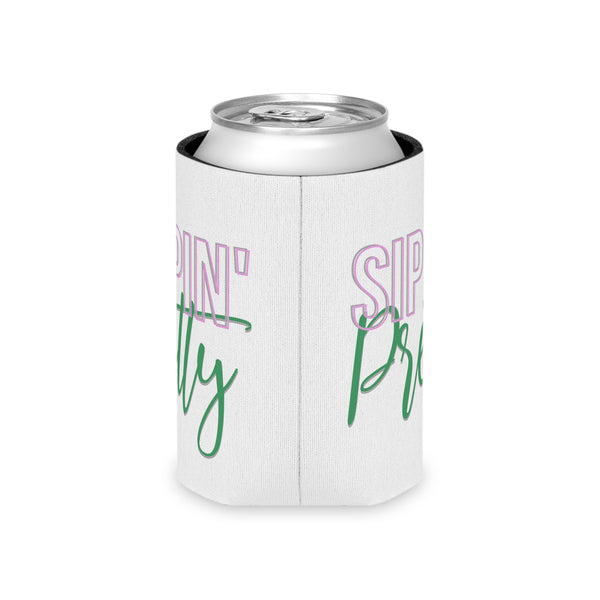 Sippin Pretty Can Cooler - White