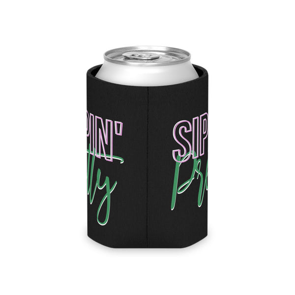 Sippin Pretty Can Cooler - Black