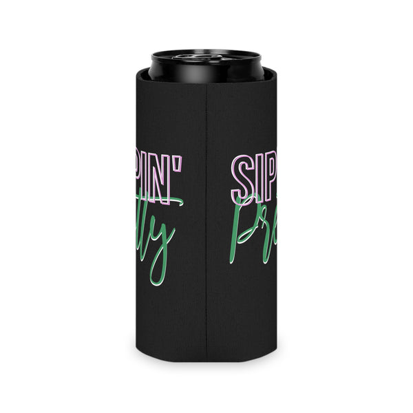 Sippin Pretty Can Cooler - Black