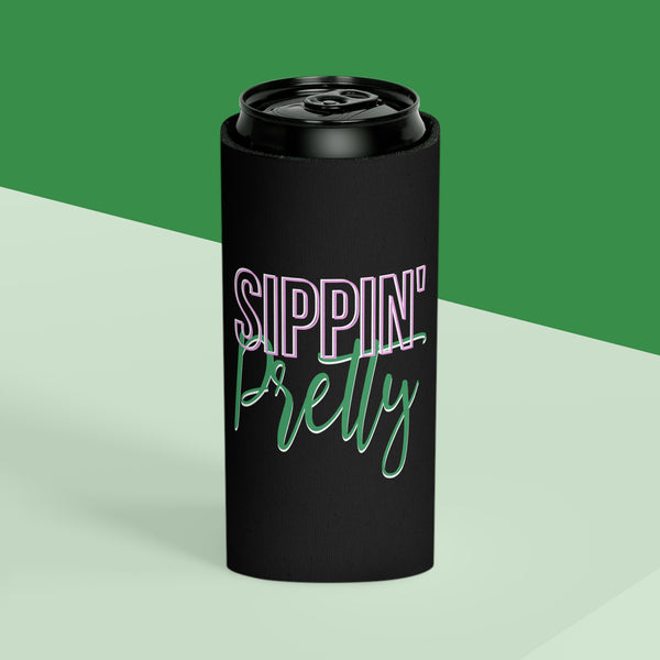 Sippin Pretty Can Cooler - Black