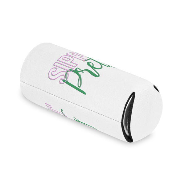 Sippin Pretty Can Cooler - White