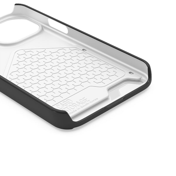 AOML - Black Phone Case With Card Holder