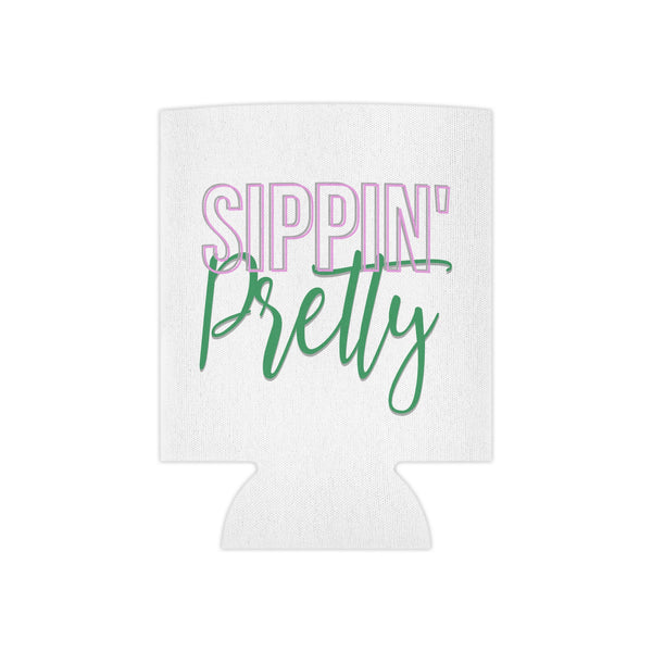 Sippin Pretty Can Cooler - White