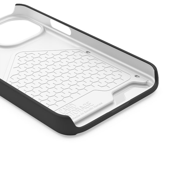 AOML - Black Phone Case With Card Holder
