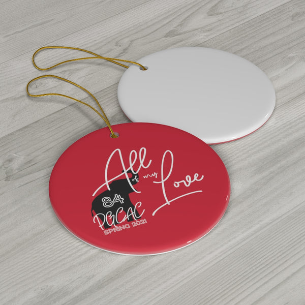 AOML Ceramic Ornament - Red