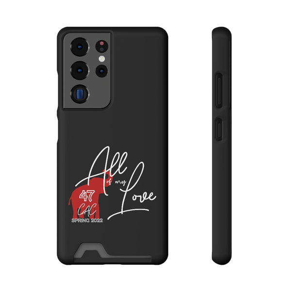 AOML - Black Phone Case With Card Holder