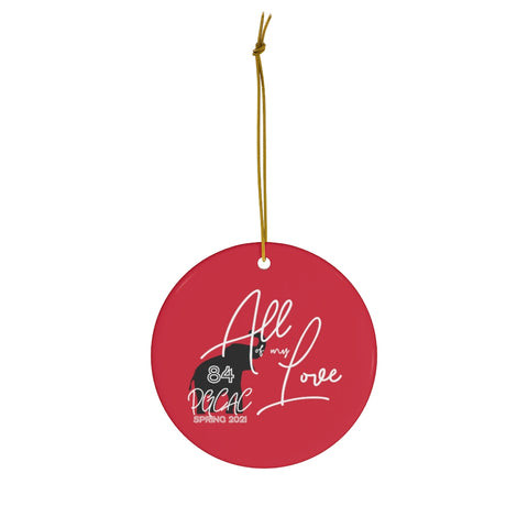 AOML Ceramic Ornament - Red