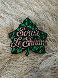 Stained Glass-ish Bag Tag/Keychain/Pin/Badge Reel