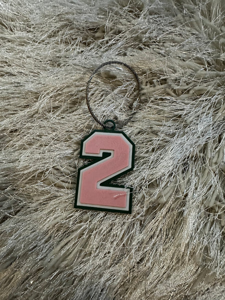Number Bag Tag/Keychain