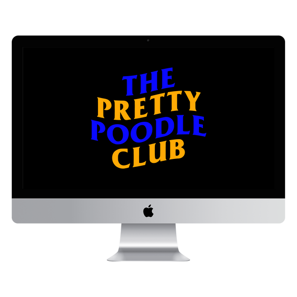 Pretty Poodle Club Desktop Wallpaper