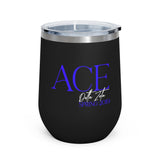 Line Up! Wine Tumbler - Black
