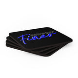 Sippin' Finer Coaster Set - Black