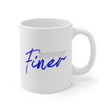 Sippin' Finer Mug - White