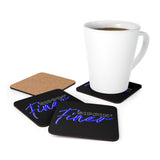 Sippin' Finer Coaster Set - Black