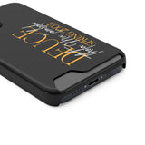 Line Up! Phone Case With Card Holder