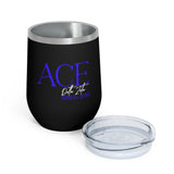 Line Up! Wine Tumbler - Black
