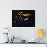 Greater than All Canvas Print