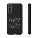I'm So Pretty on my Left Phone Case With Card Holder