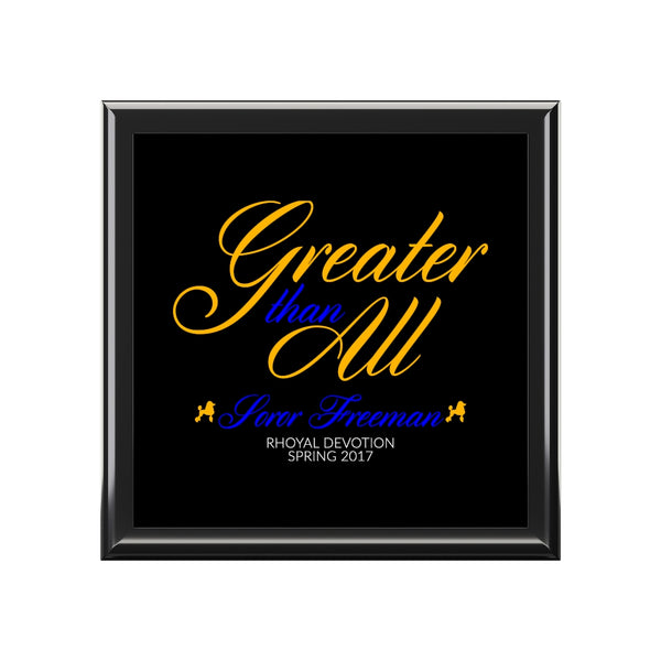Greater Than All Jewelry Box (CUSTOM)