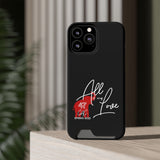 AOML - Black Phone Case With Card Holder