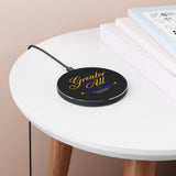 Greater than All Wireless Charger (CUSTOM)
