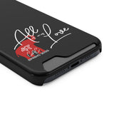 AOML - Black Phone Case With Card Holder