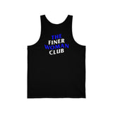 Finer Woman Club Tank - Black