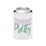 Sippin Pretty Can Cooler - White