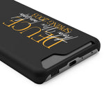 Line Up! Phone Case With Card Holder