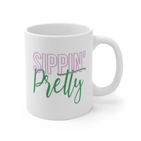Sippin Pretty Mug - White