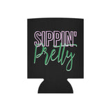Sippin Pretty Can Cooler - Black