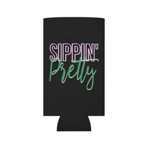 Sippin Pretty Can Cooler - Black
