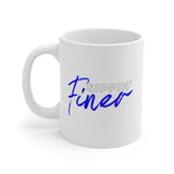 Sippin' Finer Mug - White