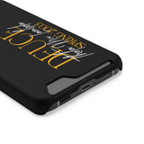 Line Up! Phone Case With Card Holder
