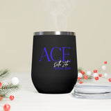 Line Up! Wine Tumbler - Black