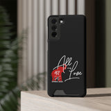 AOML - Black Phone Case With Card Holder