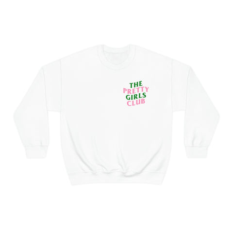 Pretty Girls Club Sweatshirt - White