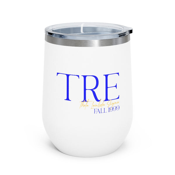 Line Up! Wine Tumbler - White