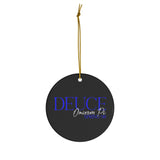 Line Up! Ceramic Ornament