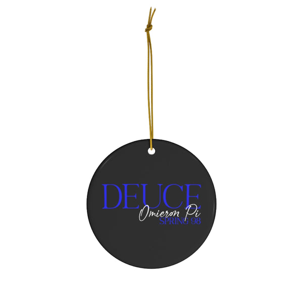 Line Up! Ceramic Ornament