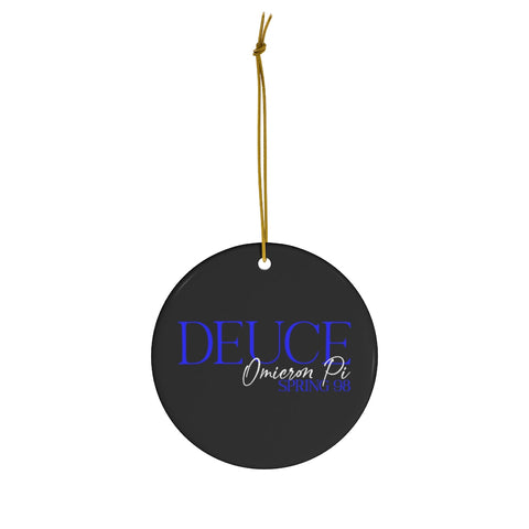 Line Up! Ceramic Ornament