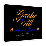 Greater than All Canvas Print