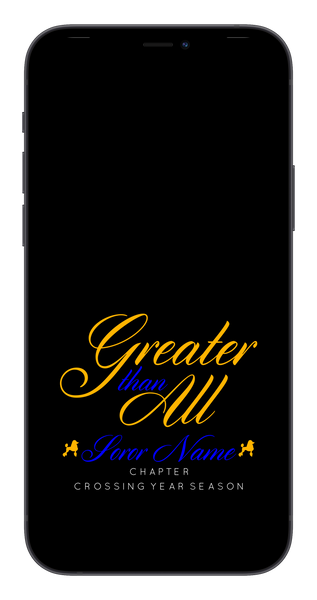 Greater than All Phone Wallpaper (CUSTOM)