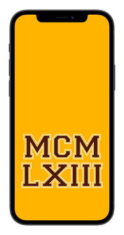 MCMLXIII Phone Wallpaper (Choose Color)