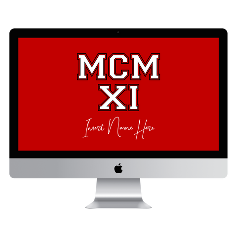 MCMXI Pretty Boys Edition Custom Desktop Wallpaper (Choose Color)
