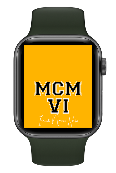 MCMVI Custom Smartwatch Wallpaper (Choose Color)