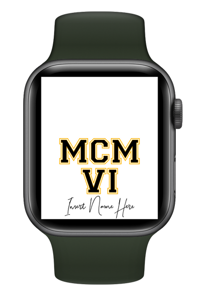MCMVI Custom Smartwatch Wallpaper (Choose Color)